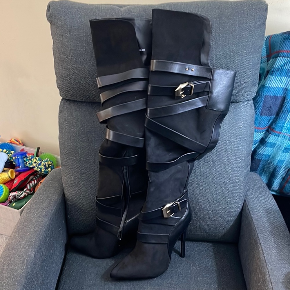 Black boots
